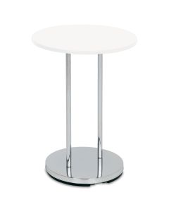 Bijzettafel rond wit 33360