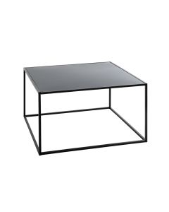 Zwart metalen salontafel