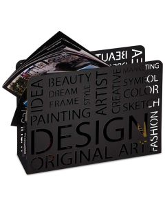 Krantenbak design zwart