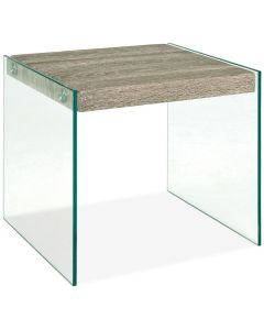 Bijzettafel 3D Truffel gehard veiligheids glas 87795