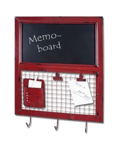 Memoboard vintage rood 27974