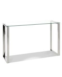 Extra brede haltafel helder veiligheidsglas