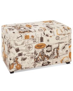 Hocker, poef, dekenkist vintage
