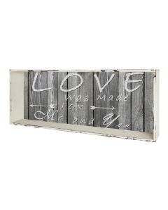 MDF wandbox vintage 76x30x12cm